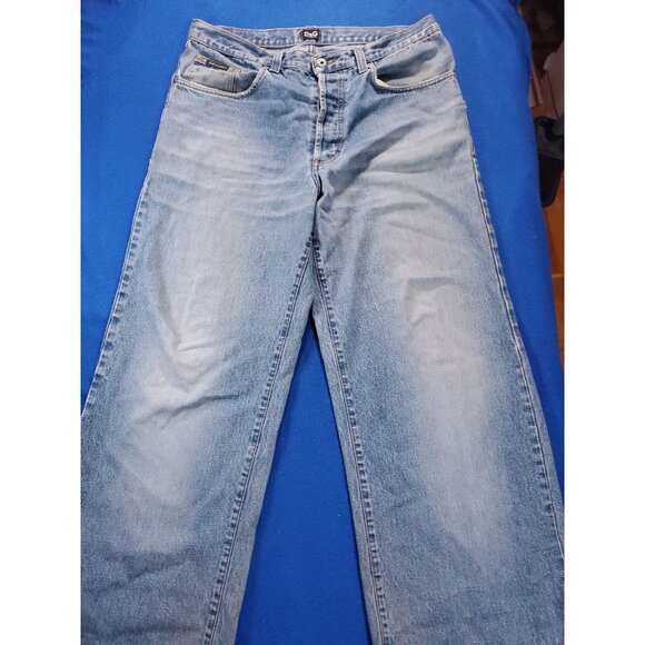 Vintage D&G Dolce Gabbana Jeans Made in Italy Men's Size 38 100% Cotton - Picture 1 of 16